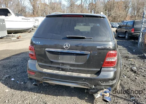 2011 Mercedes-Benz Ml 63 Amg z USA, uszkodzony, nr VIN 4JGBB7HB4BA684061